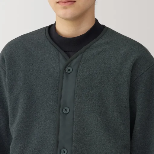 Clearance Men's Recyclable Fleece Cardigan Sweaters & Cardigans