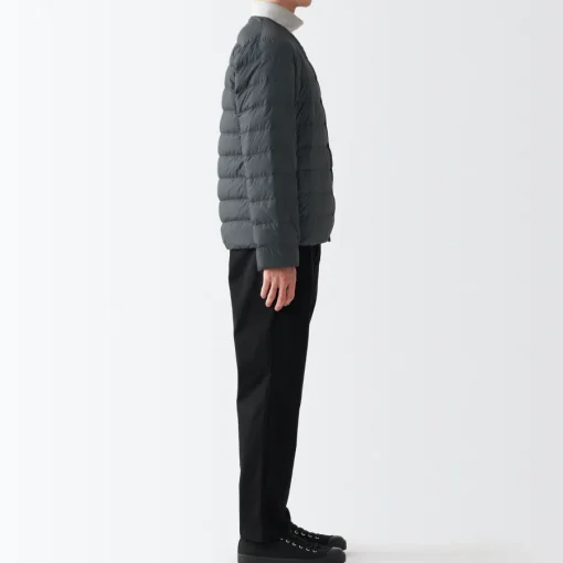 Online Men's Recycled Nylon Lightweight Collarless Down Jacket Lightweight Down Jackets & Vests