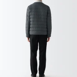Online Men's Recycled Nylon Lightweight Collarless Down Jacket Lightweight Down Jackets & Vests