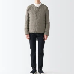 Online Men's Recycled Nylon Lightweight Collarless Down Jacket Lightweight Down Jackets & Vests