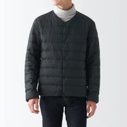 Online Men's Recycled Nylon Lightweight Collarless Down Jacket Lightweight Down Jackets & Vests
