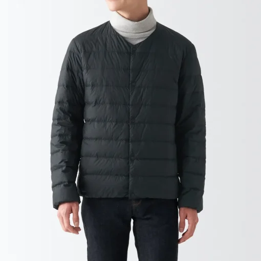 Online Men's Recycled Nylon Lightweight Collarless Down Jacket Lightweight Down Jackets & Vests