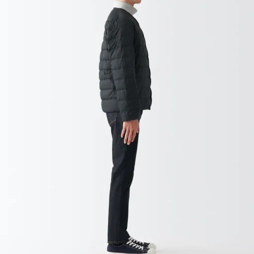 Online Men's Recycled Nylon Lightweight Collarless Down Jacket Lightweight Down Jackets & Vests