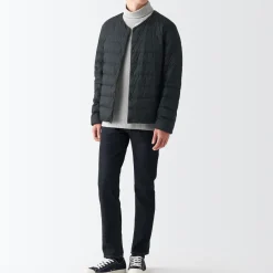 Online Men's Recycled Nylon Lightweight Collarless Down Jacket Lightweight Down Jackets & Vests