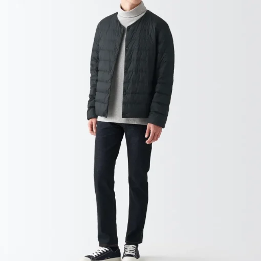 Online Men's Recycled Nylon Lightweight Collarless Down Jacket Lightweight Down Jackets & Vests