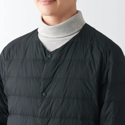 Online Men's Recycled Nylon Lightweight Collarless Down Jacket Lightweight Down Jackets & Vests
