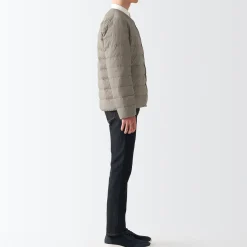 Online Men's Recycled Nylon Lightweight Collarless Down Jacket Lightweight Down Jackets & Vests