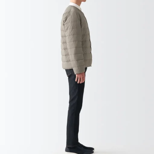 Online Men's Recycled Nylon Lightweight Collarless Down Jacket Lightweight Down Jackets & Vests