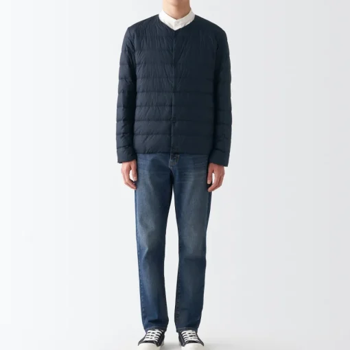 Online Men's Recycled Nylon Lightweight Collarless Down Jacket Lightweight Down Jackets & Vests