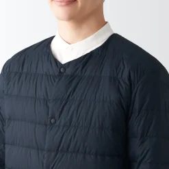 Online Men's Recycled Nylon Lightweight Collarless Down Jacket Lightweight Down Jackets & Vests