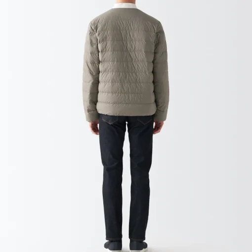 Online Men's Recycled Nylon Lightweight Collarless Down Jacket Lightweight Down Jackets & Vests