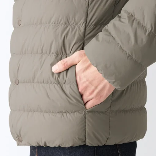 Online Men's Recycled Nylon Lightweight Collarless Down Jacket Lightweight Down Jackets & Vests