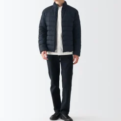 New Men's Recycled Nylon Lightweight Down Jacket Lightweight Down Jackets & Vests