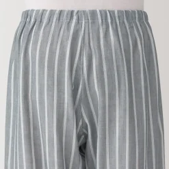 Clearance Men's Side Seamless Double Gauze Pajamas Pajamas & Loungewear|Loungewear