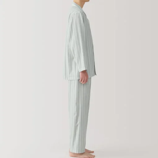 Clearance Men's Side Seamless Double Gauze Pajamas Pajamas & Loungewear|Loungewear