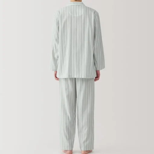 Clearance Men's Side Seamless Double Gauze Pajamas Pajamas & Loungewear|Loungewear