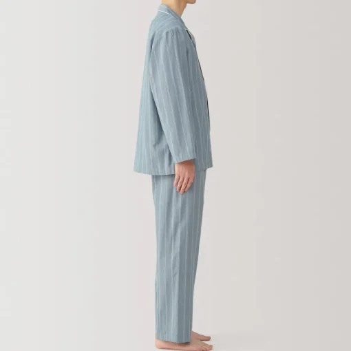 New Men's Side Seamless Double Gauze Pajamas Pajamas & Loungewear|Loungewear