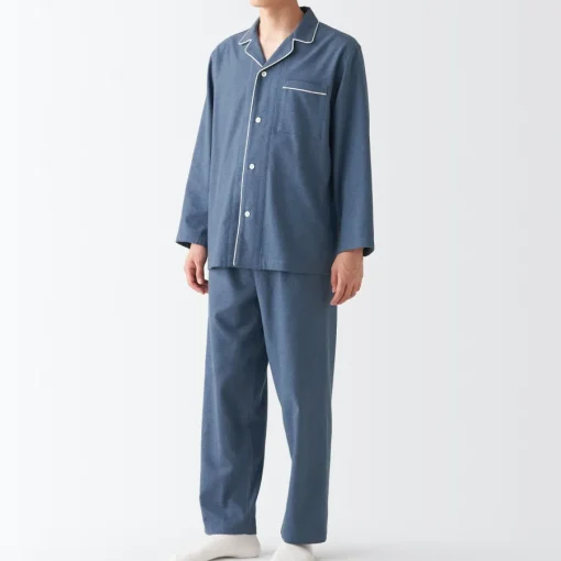 Discount Men's Side Seamless Flannel Pajamas Pajamas & Loungewear|Loungewear