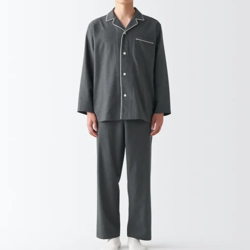 Discount Men's Side Seamless Flannel Pajamas Pajamas & Loungewear|Loungewear