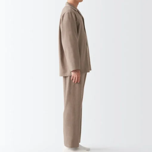 Discount Men's Side Seamless Flannel Pajamas Pajamas & Loungewear|Loungewear
