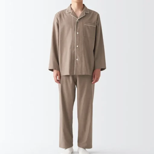 Discount Men's Side Seamless Flannel Pajamas Pajamas & Loungewear|Loungewear