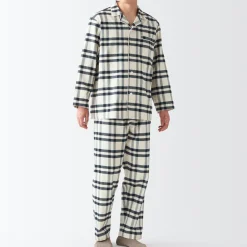 Discount Men's Side Seamless Flannel Pajamas Pajamas & Loungewear|Loungewear