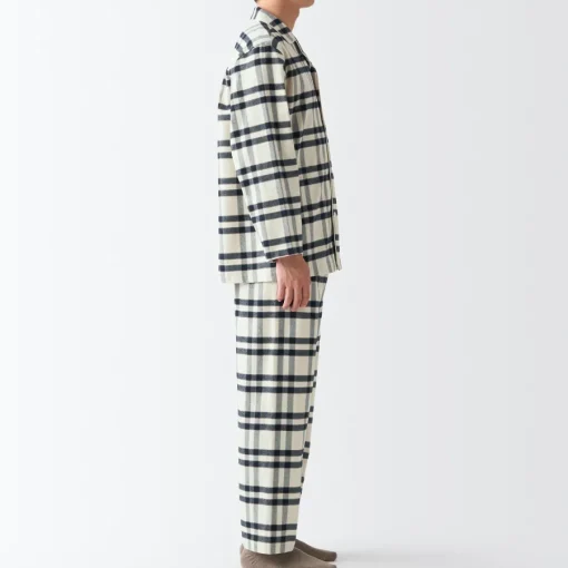 Discount Men's Side Seamless Flannel Pajamas Pajamas & Loungewear|Loungewear
