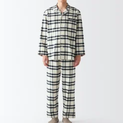 Discount Men's Side Seamless Flannel Pajamas Pajamas & Loungewear|Loungewear