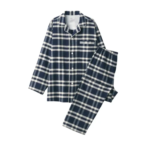 Discount Men's Side Seamless Flannel Pajamas Pajamas & Loungewear|Loungewear