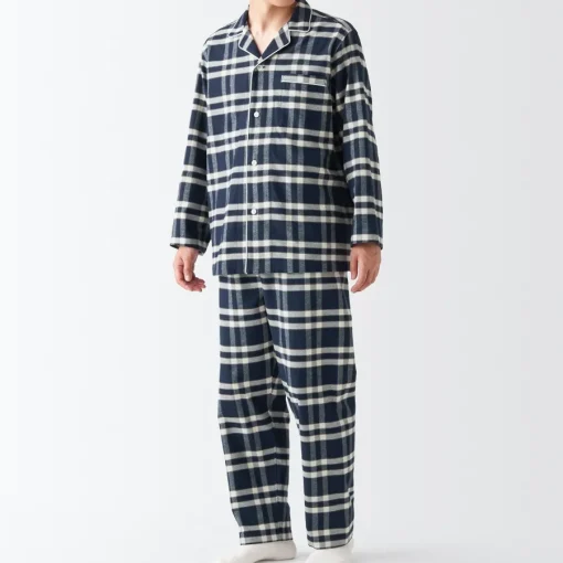Discount Men's Side Seamless Flannel Pajamas Pajamas & Loungewear|Loungewear