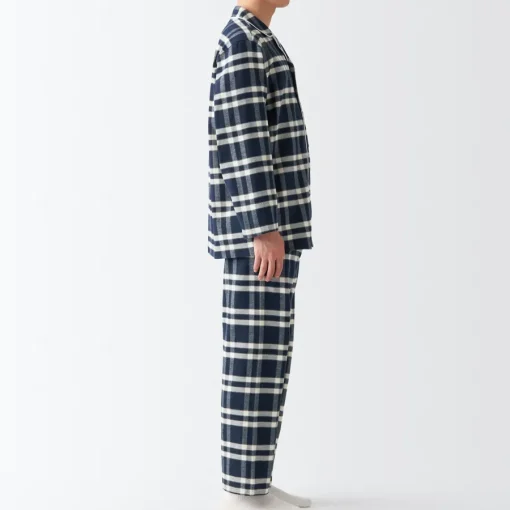 Discount Men's Side Seamless Flannel Pajamas Pajamas & Loungewear|Loungewear