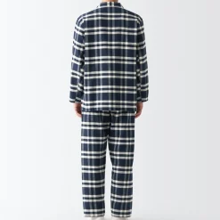 Discount Men's Side Seamless Flannel Pajamas Pajamas & Loungewear|Loungewear