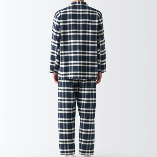 Discount Men's Side Seamless Flannel Pajamas Pajamas & Loungewear|Loungewear