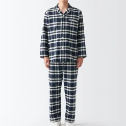 Discount Men's Side Seamless Flannel Pajamas Pajamas & Loungewear|Loungewear