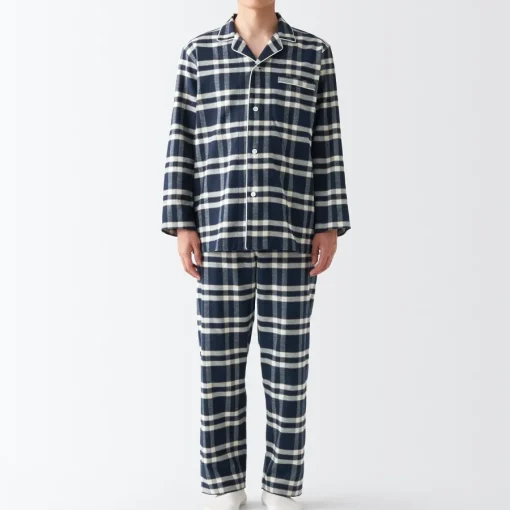 Discount Men's Side Seamless Flannel Pajamas Pajamas & Loungewear|Loungewear