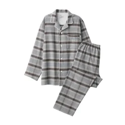 Discount Men's Side Seamless Flannel Pajamas Pajamas & Loungewear|Loungewear