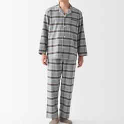 Discount Men's Side Seamless Flannel Pajamas Pajamas & Loungewear|Loungewear