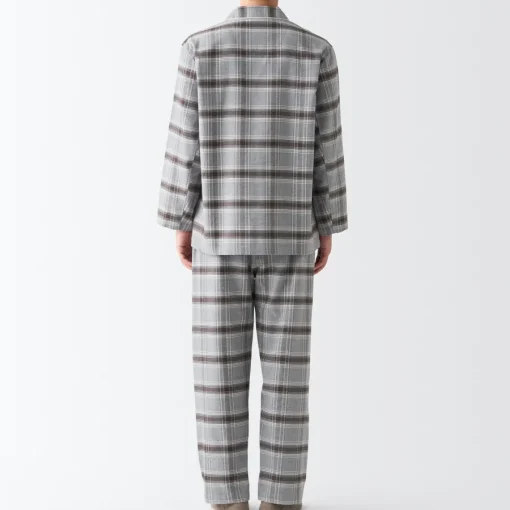 Discount Men's Side Seamless Flannel Pajamas Pajamas & Loungewear|Loungewear