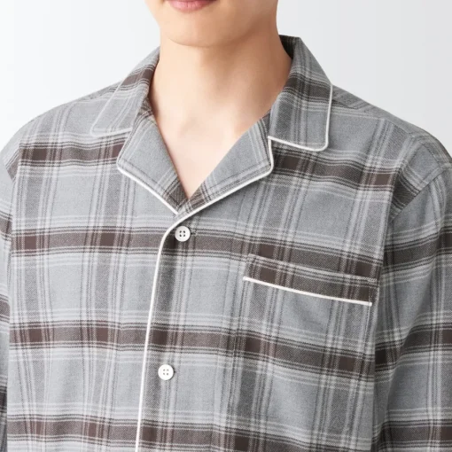 Discount Men's Side Seamless Flannel Pajamas Pajamas & Loungewear|Loungewear