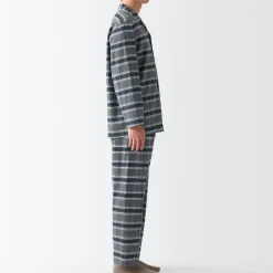 Discount Men's Side Seamless Flannel Pajamas Pajamas & Loungewear|Loungewear