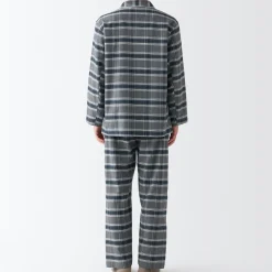 Discount Men's Side Seamless Flannel Pajamas Pajamas & Loungewear|Loungewear