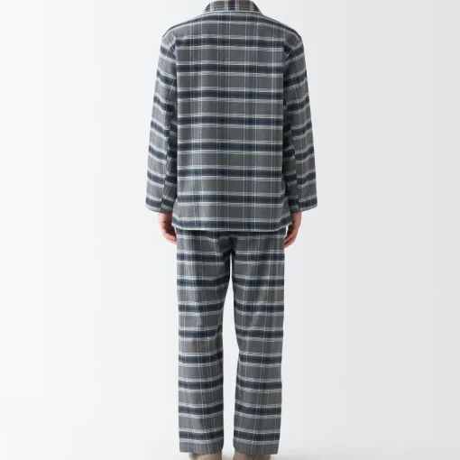 Discount Men's Side Seamless Flannel Pajamas Pajamas & Loungewear|Loungewear