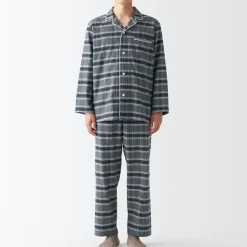 Discount Men's Side Seamless Flannel Pajamas Pajamas & Loungewear|Loungewear