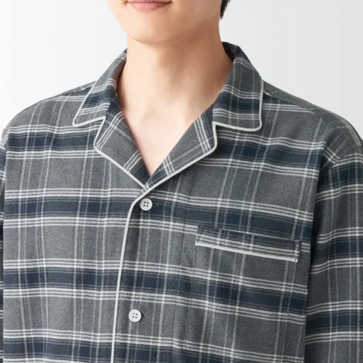 Discount Men's Side Seamless Flannel Pajamas Pajamas & Loungewear|Loungewear