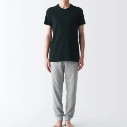 Clearance Men's Side Seamless Jersey Crew Neck Short Sleeve T-Shirt Underwear & Undershirts
