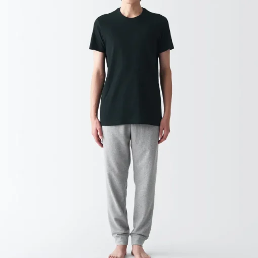 Clearance Men's Side Seamless Jersey Crew Neck Short Sleeve T-Shirt Underwear & Undershirts