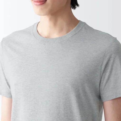 Clearance Men's Side Seamless Jersey Crew Neck Short Sleeve T-Shirt Underwear & Undershirts