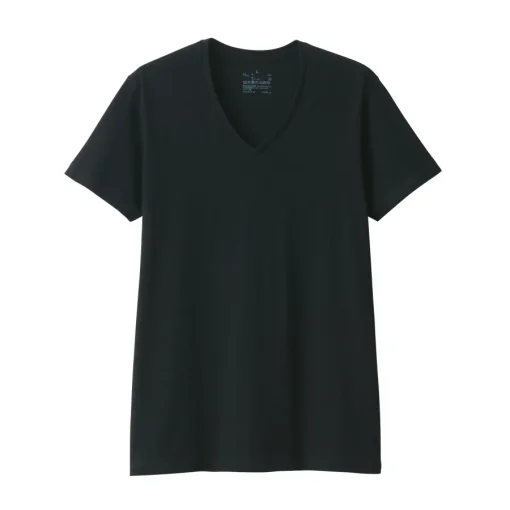 Discount Men's Side Seamless Jersey V-Neck Short Sleeve T-Shirt Underwear & Undershirts
