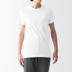 Outlet Men's Side Seamless Jersey Crew Neck Short Sleeve T-Shirt Underwear & Undershirts