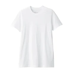 Outlet Men's Side Seamless Jersey Crew Neck Short Sleeve T-Shirt Underwear & Undershirts